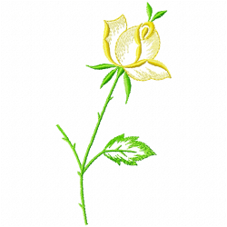 Flowers And Tree Embroidery Design 8